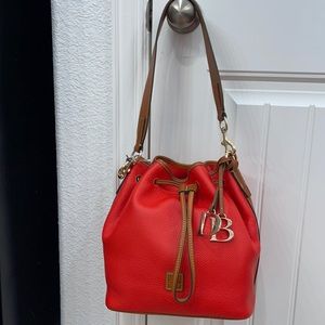 Dooney & Bourke Pebble Leather Drawstring